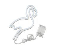Gadpiparty Enseigne Au Néon Led Flamant Rose Lampe De Nuit Led Alimentée Par Piles Veilleuse Décorative Ambiance Chambre Fête