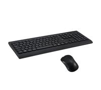 Gadpiparty Ensemble Clavier Et Souris Sans Fil Silencieux Pour Ordinateur Portable Et Bureau, Design Ergonomique, Connexion 2,4 Ghz Stable, Couleur Noire, Clavier Pleine Taille, Souris Haute Précision