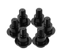 Gadpiparty Ensemble de 6 Boulons de Protection pour Fourche de Moto, Vis en Alliage Résistant Noir, Kit de Fixation pour Suspension et Bras Inférieur, Accessoires pour Entretien Moto