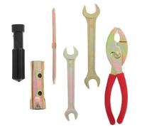 Gadpiparty Ensemble D'outils de Réparation Moto Portable avec Pinces, Clés, Douilles en Métal, Tournevis Polyvalent pour Maintenance et Réparation