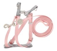 Gadpiparty Ensemble Laisse et Harnais pour Chaton Ajustable en Polyester Robuste, Confortable et Élégant pour Promenade en Extérieur, 1 Set Pratique et Sécurisé