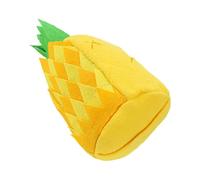 Gadpiparty 'entraînement Olfactif pour Chien Ananas en Polaire | Jaune, Forme Ananas, Usage à Maison, pour Chiot et Chien, Stimule L’odorat et L’exercice