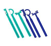 Gadpiparty Entraîneur Musculaire Oral en Pp et Métal 6 Pièces Renforcement Ciblé Langue pour Garçon et Filles pour Exercices à Domicile et Apprentissage du Langage