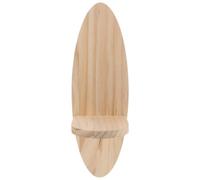 Gadpiparty Étagère Murale Décorative Étagère Flottante Ovale en Bois Beige, Montage Mural, Gain de Place, Installation Facile, pour Chambre et Bureau, Décoration Intérieure