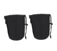 Gadpiparty Étui pour objectif d'appareil photo Wish Lens Pouch - Étui pour objectif d'appareil photo - Étui pour objectif d'appareil photo - Sac de rangement - Accessoires - Noir, Noir