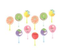 Gadpiparty Éventails Pliables Ventilateurs Portables Ronds Lot de 15 en Plastique Motifs Fruits Légers et Faciles à Transporter Plusieurs styles pour Décoration et Spectacles Plusieurs styles