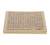 Gadpiparty Feuille de 50 Autocollants Numérotés pour Plan D’épargne 10000 Euros, Suivi Budgétaire pour Agenda, Stickers de Boîte à Économiser, Outil Éducatif pour Gestion