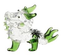 Gadpiparty Figurine De Dragon en Cristal Art en Verre Soufflé Dragon Statues De L'année du Animaux De Conte De Fées Chinois Sculpture De Bureau Poids en Papier pour Les Décorations De