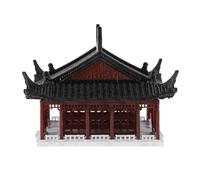 Gadpiparty Figurine Miniature de Paysage Chinois en Plastique pour Aquarium et Jardin Féerique, Architecture Traditionnelle, Design Montagne Miniature Équilibrant L'écosystème