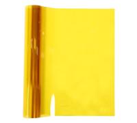 Gadpiparty Film autocollant haute transparence en PVC pour fenêtre de maison et bureau - Jaune avec effet teinté décoratif - Protection contre le soleil