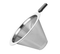 Gadpiparty Filtre Café Réutilisable Acier Inoxydable Permanent Filtre Résidu Café Maille Fine Goutteur Manuel Sans Papier et Pratique