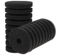 Gadpiparty Filtre Éponge pour Aquarium, 10 Couches, 2 Pièces, Noir | Éponge de Préfiltre, Accessoires de Remplacement pour Aquarium, Mécanique des Débris, pour Crevettes et Bacs Plantés