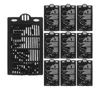 Gadpiparty Filtres pour Aquarium en Plastique 10pcs Filtration Optimale et Avancée pour Réservoirs Domestiques Bureau