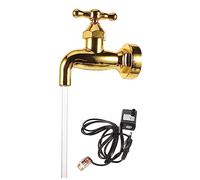 Gadpiparty Fontaine de Jardin Invisible à Robinet Flottant Kit de Bricolage Décoratif avec Pompe LED pour Extérieur Arrosage Créatif et Ornement Lumineux