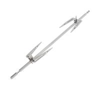 Gadpiparty Fourchettes Acier Inoxydable pour Rôtissoire Fourchette pour Poulet Rôti Résistance Haute Température Compatibles Friteuses à Air et Fours Domestiques Ajustables et Faciles à