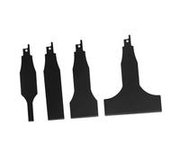 Gadpiparty Grattoir de Nettoyage Multifonctionnel en Acier à Haute Teneur en Carbone, Lames de Raclage pour Sabres, Outil Manuel pour Finition Murs et Sols, Ensemble 4 Pièces, Usage