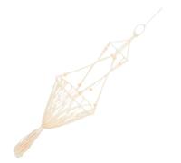 Gadpiparty Hamac pour Chat en Coton Tissé la Main, Design Semi-fermé Confortable, Style Bohème Beige, Utilisation Toute L'année la Maison