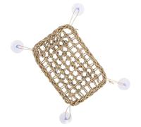 Gadpiparty Hamac pour Reptile Herbe de Mer Naturelle Lit Suspendu et Résistant pour Lézards Serpents et Petits Reptiles Favorise Exercice Repos avec Ventouses