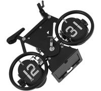 Gadpiparty Horloge de Bureau Vintage Vélo à Bascule Pendulettes de Table Rétro Élégante et Décoration Romantique pour Salon et Bureau Cadeau Pratique et Sophistiqué