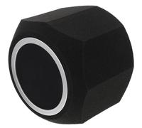 Gadpiparty Housse de Microphone et Capture Un Son Humain Pur Noire Légère en Mousse Acoustique Réduit Les Échos Sonores pour Enregistrement Intérieur sur Bureau