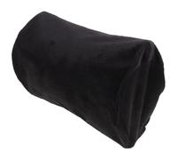 Gadpiparty Housse d'oreiller Cylindrique en Velours Cristal Noir Protège-Oreiller Rond pour Appui-Tête de Voiture Taie d'oreiller Cylindrique Confortable et Solide pour Coussin Cervical