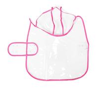 Gadpiparty Imperméable Transparent pour Chien Taille L avec Liseré Rose Poncho Léger et Respirant pour Chiens Moyens et Petits Protection Pluie pour Promenades et Voyages