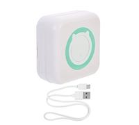 Gadpiparty Imprimante D’étiquettes Portable sans Fil Mini sans Encre, Plastique Abs Vert, Calculatrice Rouleau De Papier, Usage Bureau Et Étudiants