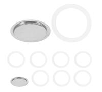 Gadpiparty Joint en Silicone de Rechange pour Cafetière Expresso 450ml, Résistance Haute Température, Installation Facile, Kit 10 Pièces pour Usage Voyage