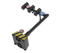 Gadpiparty Jouets de Feux de Jouets de Road Trip pour Enfants Stop Light feu de Jouets interactifs pour Enfants Plastique Black