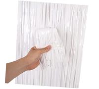 Gadpiparty Jupe De Table à Pompons Décoration De Table pour Fête Rideau De Pluie Accessoires Photo Blanc