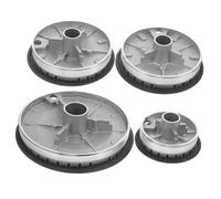 Gadpiparty Kit de 1 Set de Têtes de Brûleur de Cuisinière Domestique en Aluminium et Fer, Facile à Entretenir, Adapté pour Cache Brûleur Gaz, Usage Maison