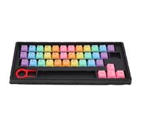 Gadpiparty Kit de 37 Touches OEM Abs pour Clavier Mécanique à Axes Croisés Couleurs Arc-en-Ciel Hauteur Standard Touches de Clavier Colorées Résistantes à l'usure Compatibles pour Jeux