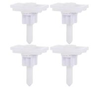 Gadpiparty Kit de Fixation Abattant Wc 4 Jeux de Boulons Pièces Détachées pour Siège de Toilette Montage Facile, Adapté pour Rénovation de Salle de Bain