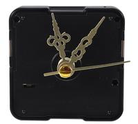 Gadpiparty Kit de Mécanisme d'Horloge Silencieux Soi-Même Remplacement de Mouvement d'Horloge Petit Modèle Aiguilles Dorées Plastique Léger Précision Élevée pour Horloge Murale Table DIY