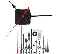 Gadpiparty Kit de Mécanismes D'horloge DIY 22 Pièces 2 Ensembles de Mouvements à Couple Élevé, 5 Jeux D'aiguilles en Métal pour Horloge Murale Quartz, Pièces de Réparation Précises