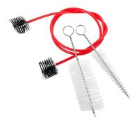 Gadpiparty Kit de Nettoyage Brosse pour Embouchure et Bec en Plastique Rouge Ensemble Polyvalent pour Saxophone et Flûte pour Musiciens