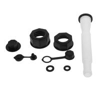 Gadpiparty Kit de Remplacement pour Bec Verseur de Bouteille de Gaz Bouchon Fileté Antidérapant Blanc en PE, Tuyau d'alimentation en Gaz Sécurisé, Compatible Barbecue, Pièce de Rechange