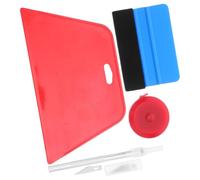 Gadpiparty Kit Outils D'application de Film Automobile et Papier Peint avec Raclette en Vinyle, Couteau en Acier Inoxydable et Design Ergonomique pour Pose Précise Bulles