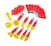 Gadpiparty Kit Outils de Calfeutrage avec Détachables Applicateur de Colle Outil de Finition pour Calfeutrage Structure Acier Inoxydable pour Projets