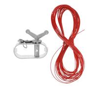 Gadpiparty Kit Treuil Câble Auto-bloquant pour Couverture Piscine Hors Sol Tendeur Câble Robuste pour Sécuriser Bâche Hiver Adapté Piscines Rondes Ovales et Rectangulaires