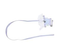 Gadpiparty Kitten Harness and Leash Set Adjustable Breathable Soft Mesh Vest with Tulle Flower Decor Escape Design for Cats Rabbits Small Animals