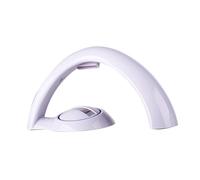 Gadpiparty Lampe de Projection Arc-en-ciel Portable à LED pour Garçon et Filles, Veilleuse de Nuit Blanc en Abs, Fonction Batterie 4 Piles Aaa, pour Salon ou Salle de Classe