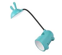 Gadpiparty Lampe De Table Tactile Réglable Usb Porte-stylo Lapin Vert Et Miroir Intégré, Lampe De Bureau Rechargeable à Intensité Variable Pour Étudiants, Éclairage De Lecture Flexible,