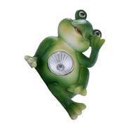 Gadpiparty Lampe Solaire Jardin Forme Grenouille LED Décorative pour Cour Pelouse et Intérieur Chargement Solaire Écoénergétique Éclairage Ambiance pour Extérieur et Intérieur