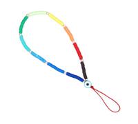 Gadpiparty Lanière de Téléphone avec Perles Chaîne Perte pour Smartphone Bracelet Décoratif Argile Souple Accessoire Pratique pour Clés et Téléphone
