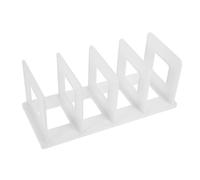 Gadpiparty -Livres Diviseurs Mignon Enfants Lecture des Fins De Livre Trieur De Fichiers De Bureau Organisateur De Livre pour Bureau Porte-Livres Exquis Table De Table Plastique Blanche