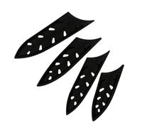 Gadpiparty Lot de 10 Couvercles de Protection pour Cutter en Plastique Noir, Protège-doigt Prise Supplémentaire, Adaptés pour Ranger Paquet de Chef ou Tiroir