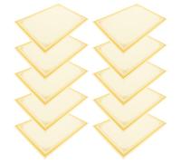 Gadpiparty Lot de 10 feuilles de papier d'impression vierge de taille standard A4 avec bordure en feuille d'or - Beige pratique pour récompenses scolaires et diplômes pour une utilisation au bureau