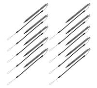 Gadpiparty Lot de 10 Stylets Tactiles Universels pour Écran Résistif, Stylet à Dessin Portable en Aluminium et Abs, pour Tablette et Enseignement