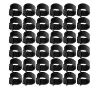 Gadpiparty Lot de 100 Bagues d'Identification pour Pattes de Pigeon en Plastique Noir 10 MM Anneaux d'Ouverture Ajustables pour Pigeons et Petites Volailles Usage Solide pour Suivi et